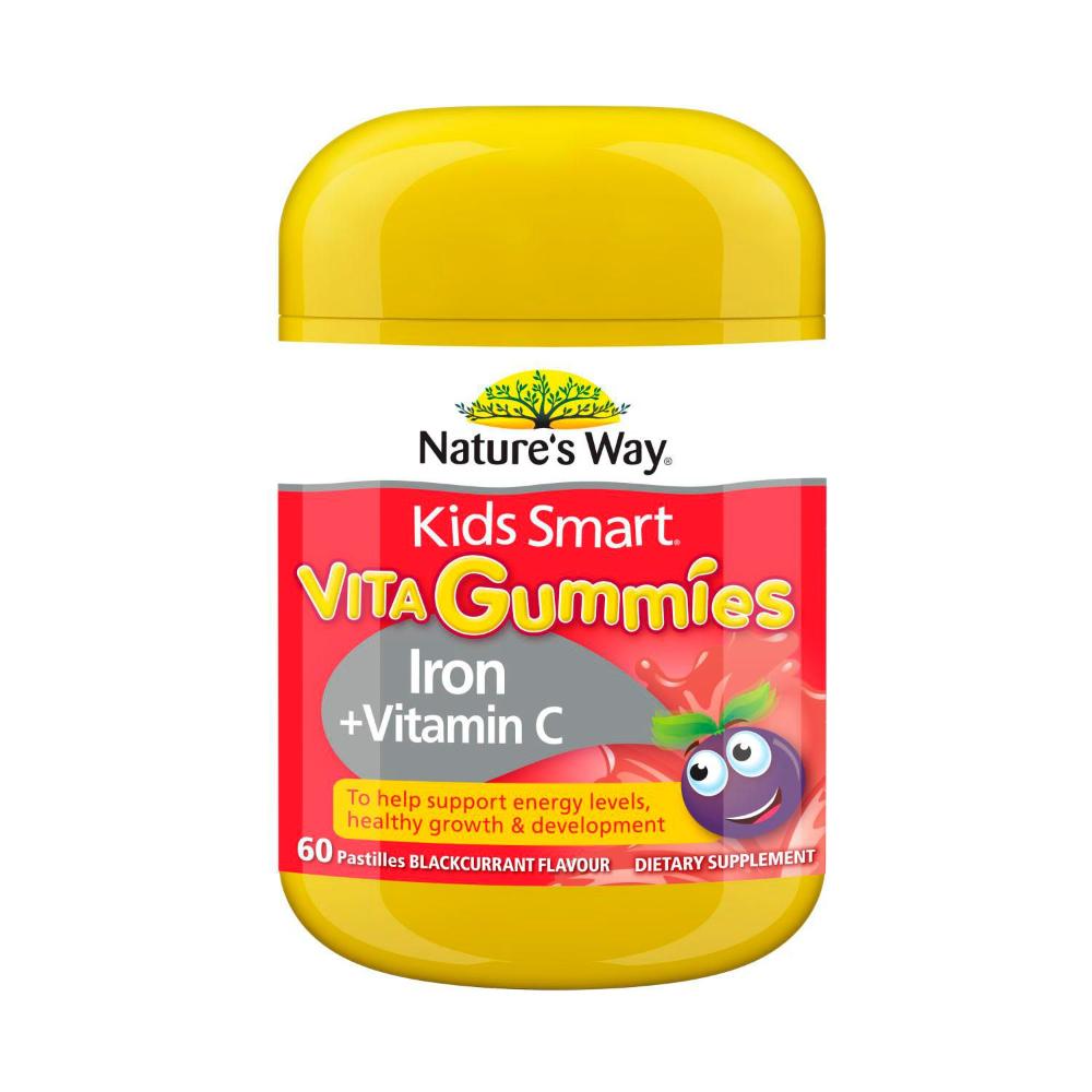 Nature's Way Kids Smart Gummies Iron + Vitamin - 60 pack