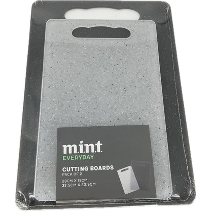 Mint Plastic Cutting Boards 2 Pack