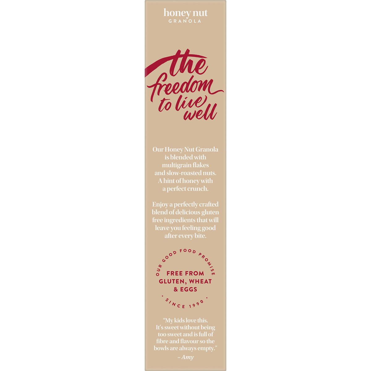Freedom Honey Nut Granola 400g