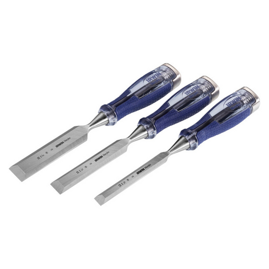 Irwin Marples High Impact Chisel Set - 3 Piece - 160 x 40 x 340mm