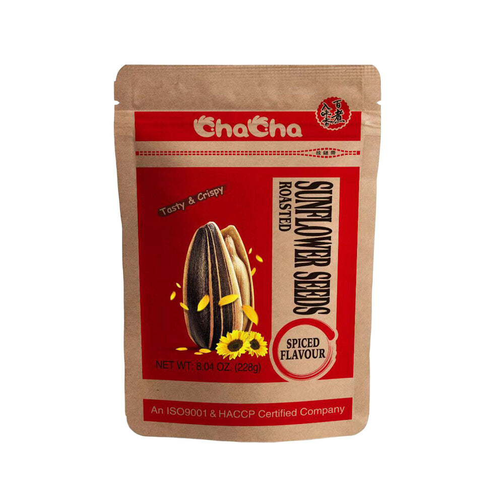 Chacha Roasted Sunflower Seeds Spiced - 228g