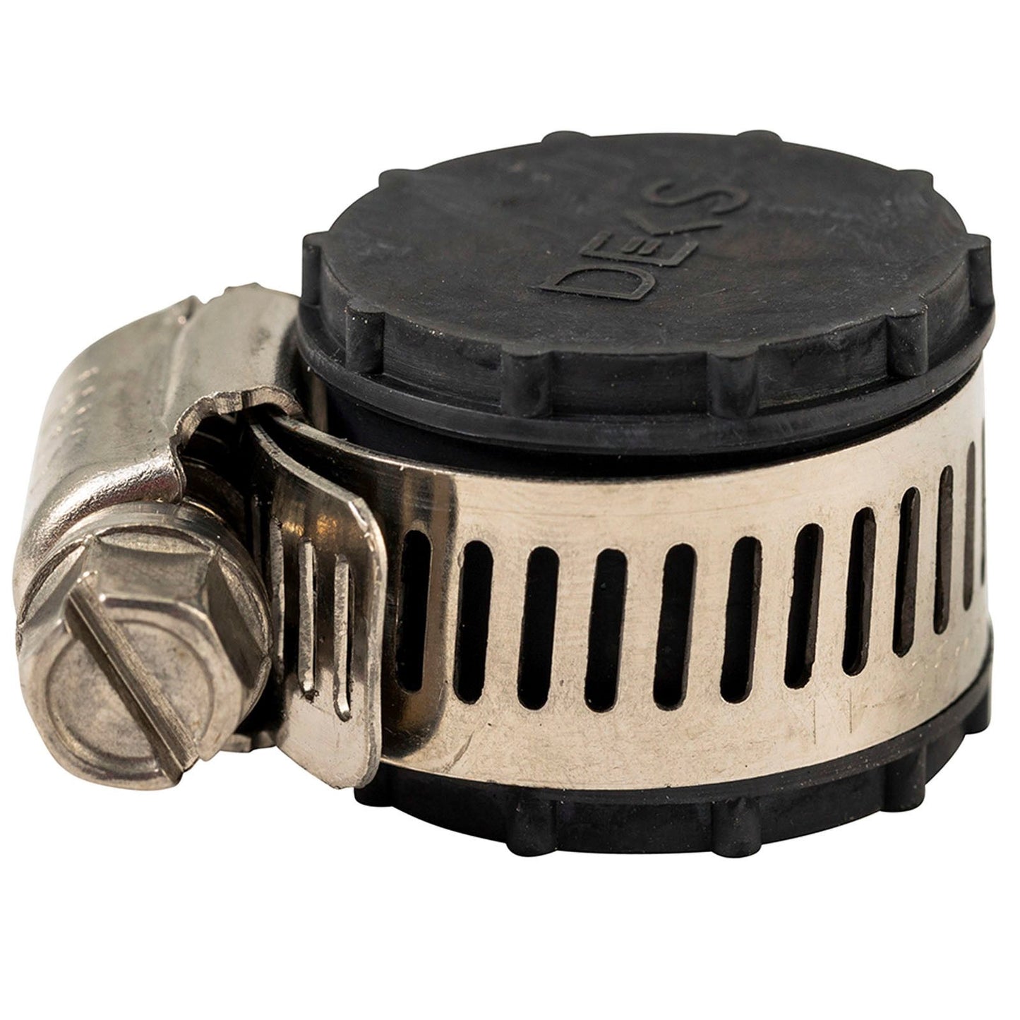 Deks PVC Trap Dishwasher Outlet Cap - 15mm - Black