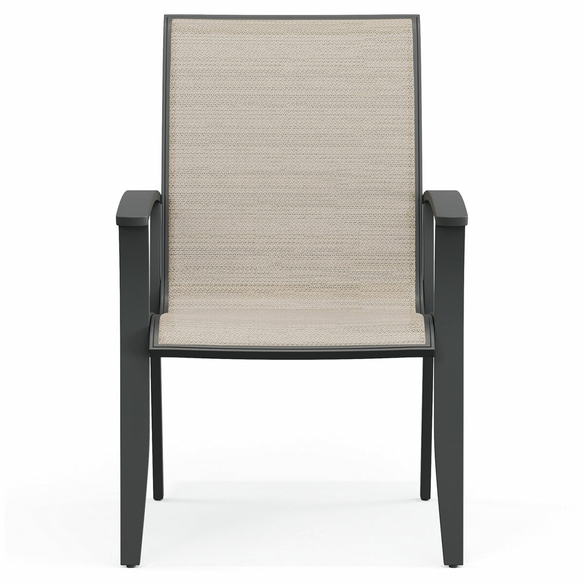 Agio Clearfield 5-Piece Sling Dining Set Black Stone Top