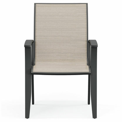 Agio Clearfield 5-Piece Sling Dining Set Black Stone Top