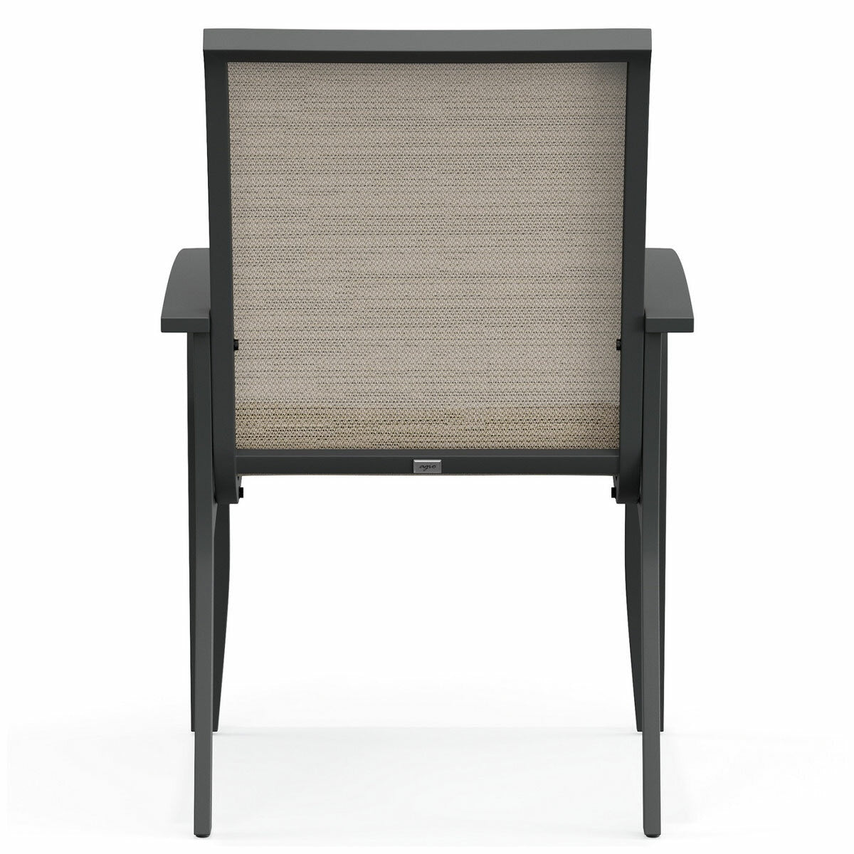 Agio Clearfield 5-Piece Sling Dining Set Black Stone Top