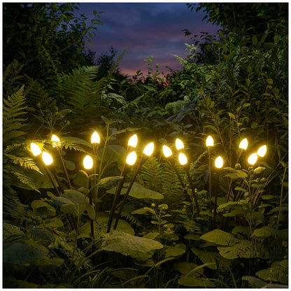Sol-R-Brite Solar Firefly Lights Set of 4 IP65 Black Weather Resistant
