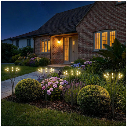 Sol-R-Brite Solar Firefly Lights Set of 4 IP65 Black Weather Resistant