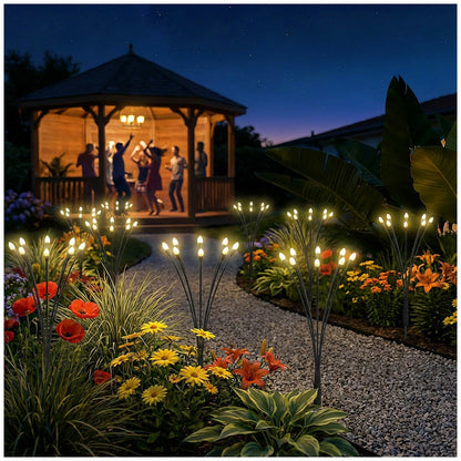 Sol-R-Brite Solar Firefly Lights Set of 4 IP65 Black Weather Resistant