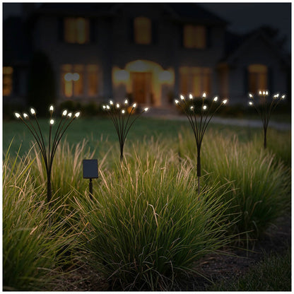 Sol-R-Brite Solar Firefly Lights Set of 4 IP65 Black Weather Resistant