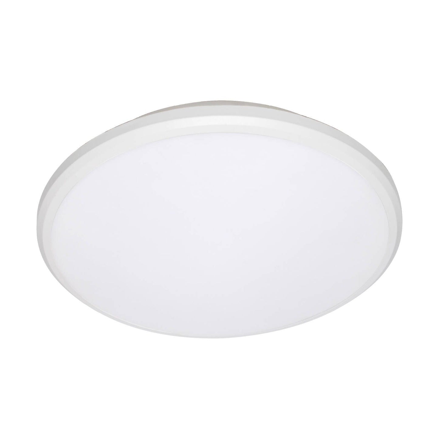 Brilliant Kleo Slimline LED Oyster Ceiling Light - 30cm - Tri Colour - 2000 Lumens - White