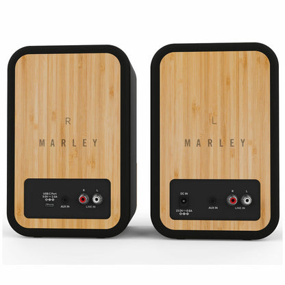 House of Marley Get Together Duo Wireless Speakers EM-JA019-SB Black/Timber