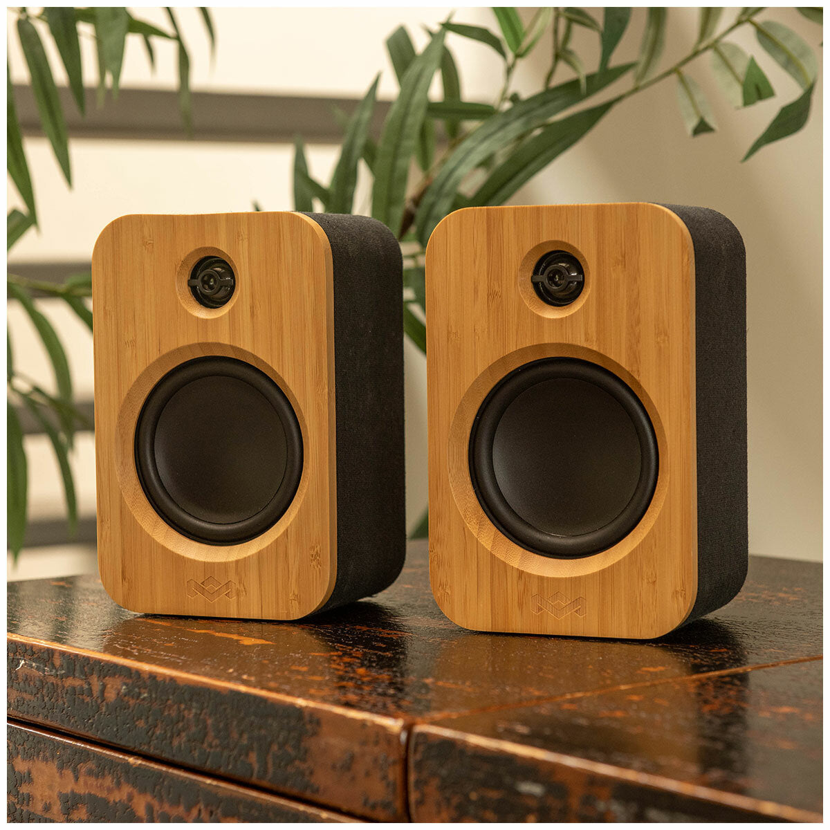 House of Marley Get Together Duo Wireless Speakers EM-JA019-SB Black/Timber