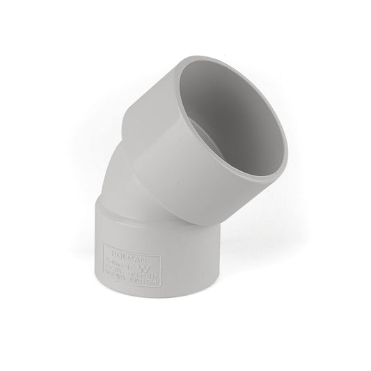 Holman 50x40mm PVC DWV Bend - Male & Female - 45°