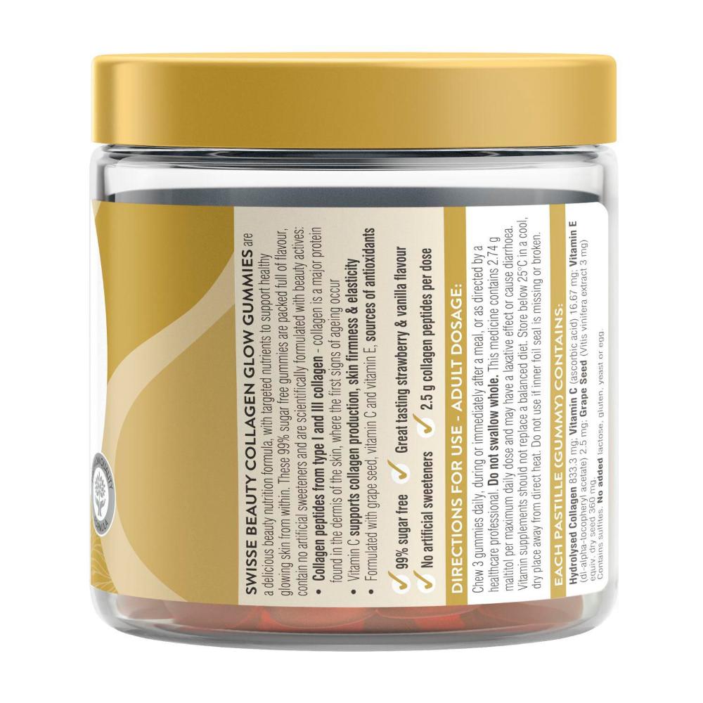 Swisse Beauty Collagen Glow Gummies With Vitamin C To Support Skin Health - 45 pack
