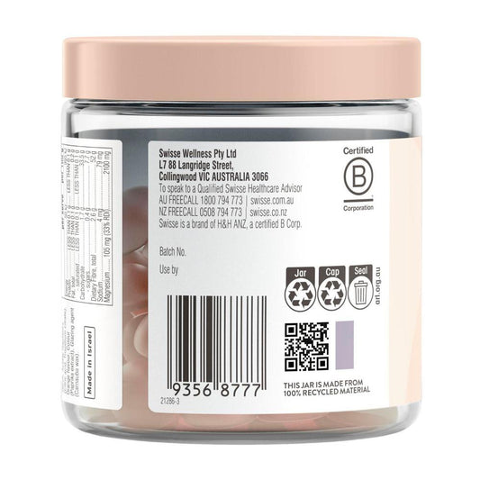 Swisse Ultiboost Magnesium Gummies Supports Normal Muse Function and an Active Lifestyle - 60 pack
