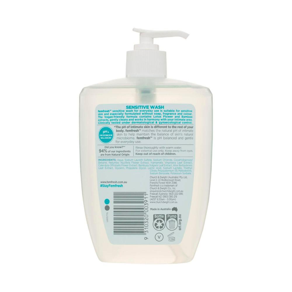 Femfresh Sensitive Intimate Wash - 600mL