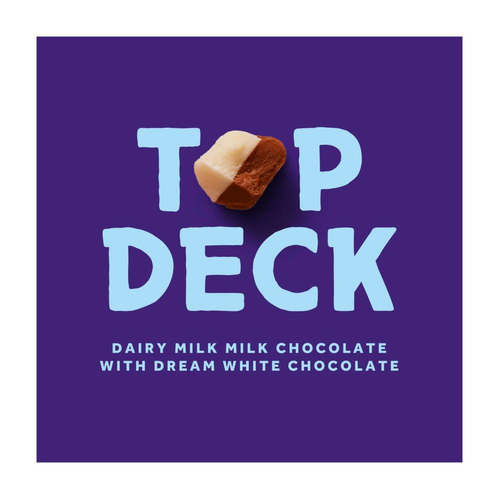 Cadbury Dairy Milk Top Deck Large Chocolate Block - 340g