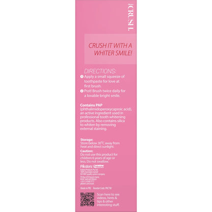 Piksters Crush Whitening Toothpaste Watermelon 96g