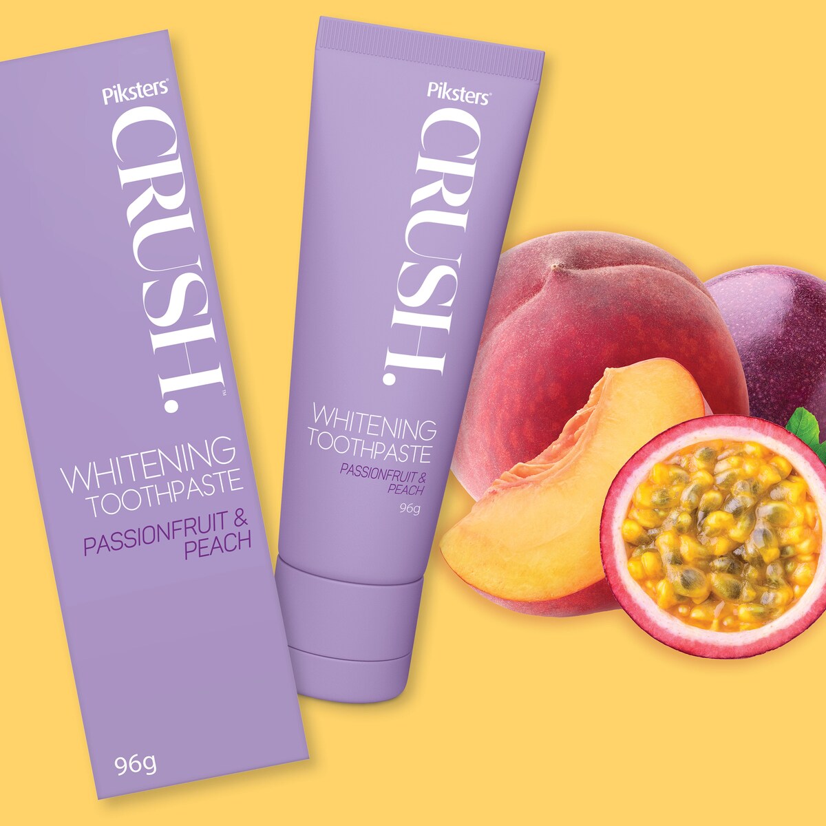 Piksters Crush Whitening Toothpaste Passionfruit 96g