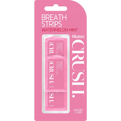 Piksters Crush Breath Strips Watermelon 72 Pack