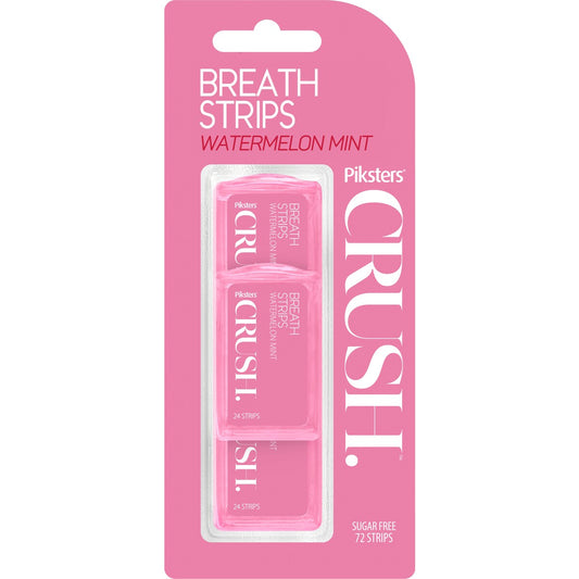 Piksters Crush Breath Strips Watermelon 72 Pack