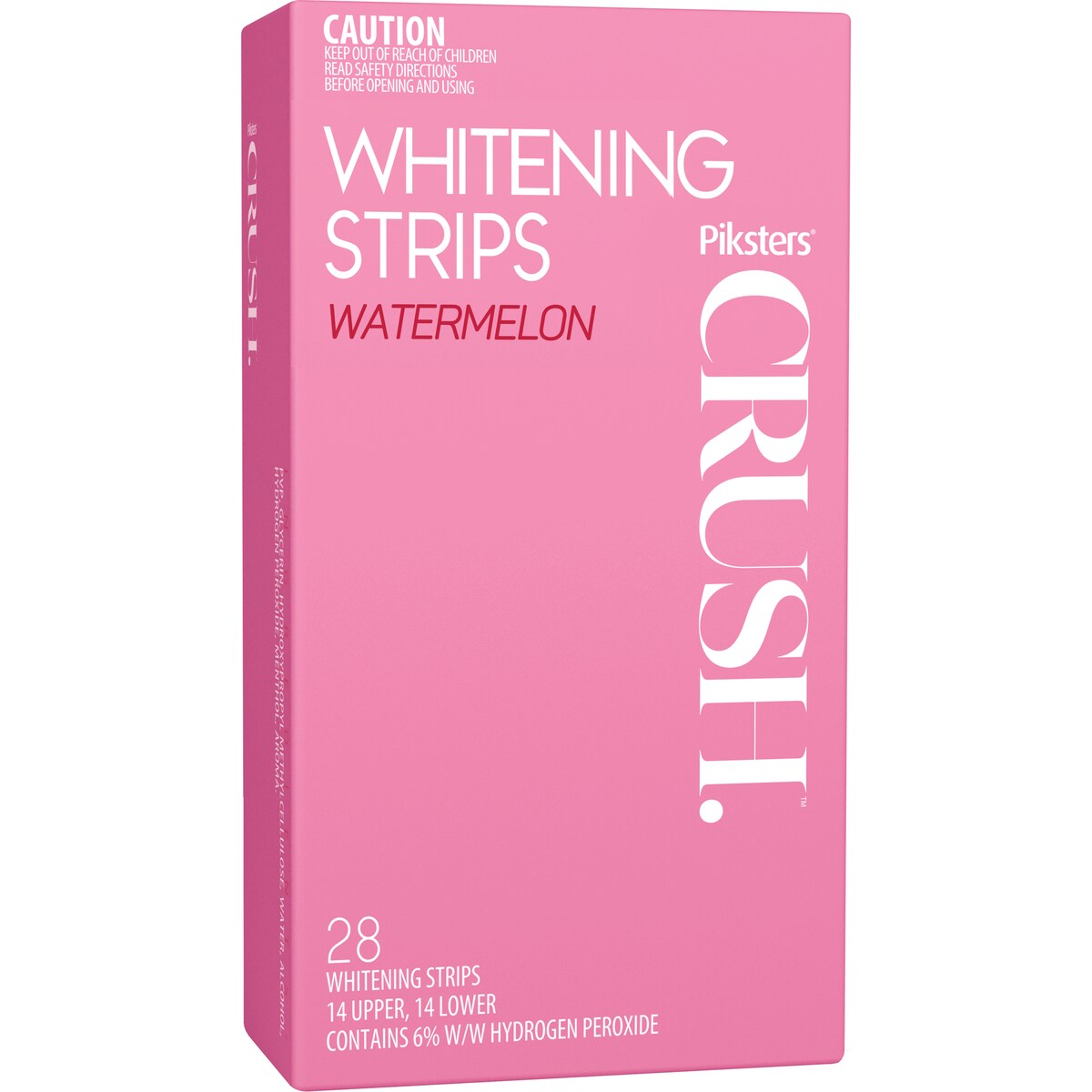 Piksters Crush Whitening Strips Watermelon 28 Pack