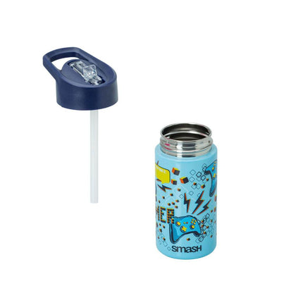 Smash Blue Stainless Steel Kids Bottle 500ml - 1 each