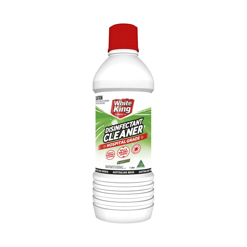 White King Disinfectant eaner Concentrate Citrus - 1L
