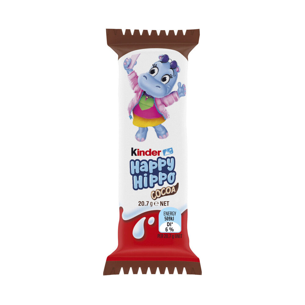 Kinder Happy Hippo Cocoa Biscuit Bar Multipack 5 Pack - 103.5g