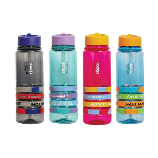 Decor Quad Bands Tritan Bottle 750ml - 1 each
