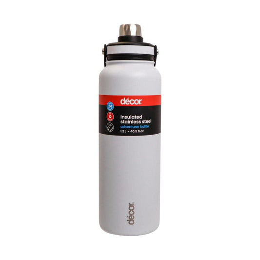 Decor Adventurer Stainless Steel Bottle 1.2l - 1 each
