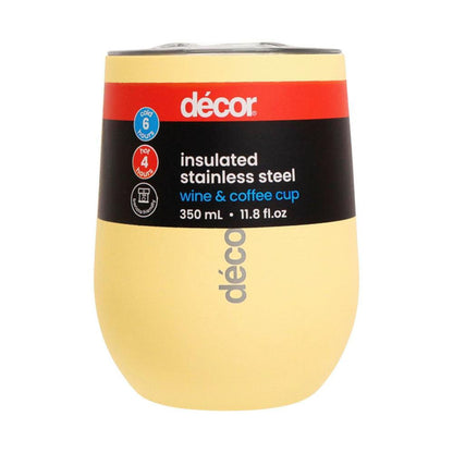 Decor Double Wall Wine & Coffee Cup 350ml - 1 each
