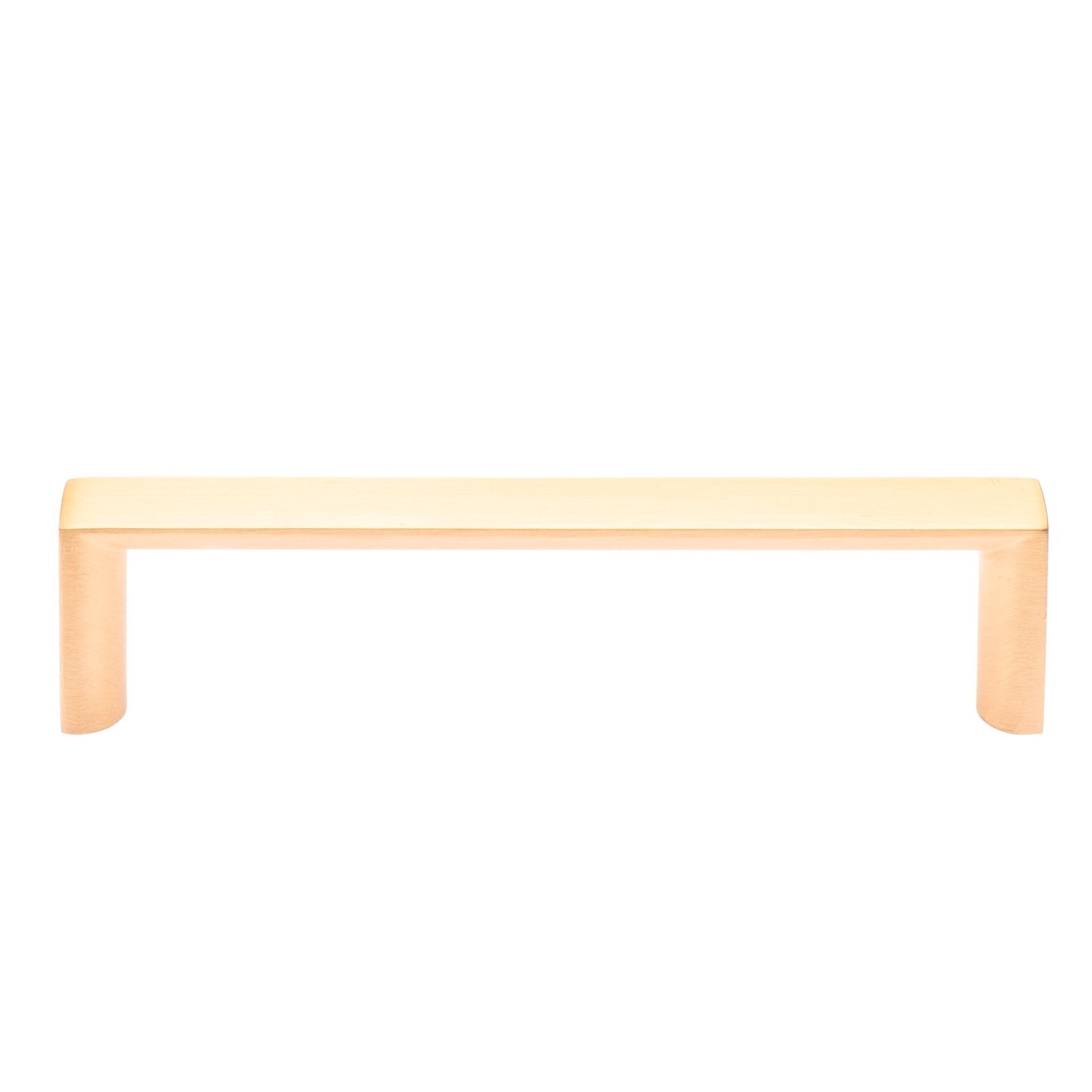 Lane Matte Brass Square Round Handle - 100mm