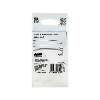 Windoware Venetian Blind Hold Down Clip - 2 Pack - Clear