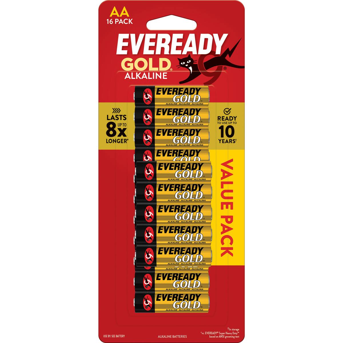 Eveready Gold Aa Alkaline Batteries 16 Pack