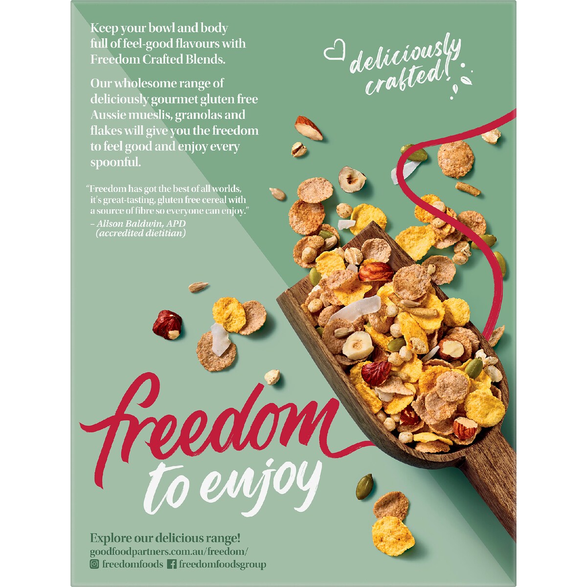 Freedom Fruit Free Muesli 400g