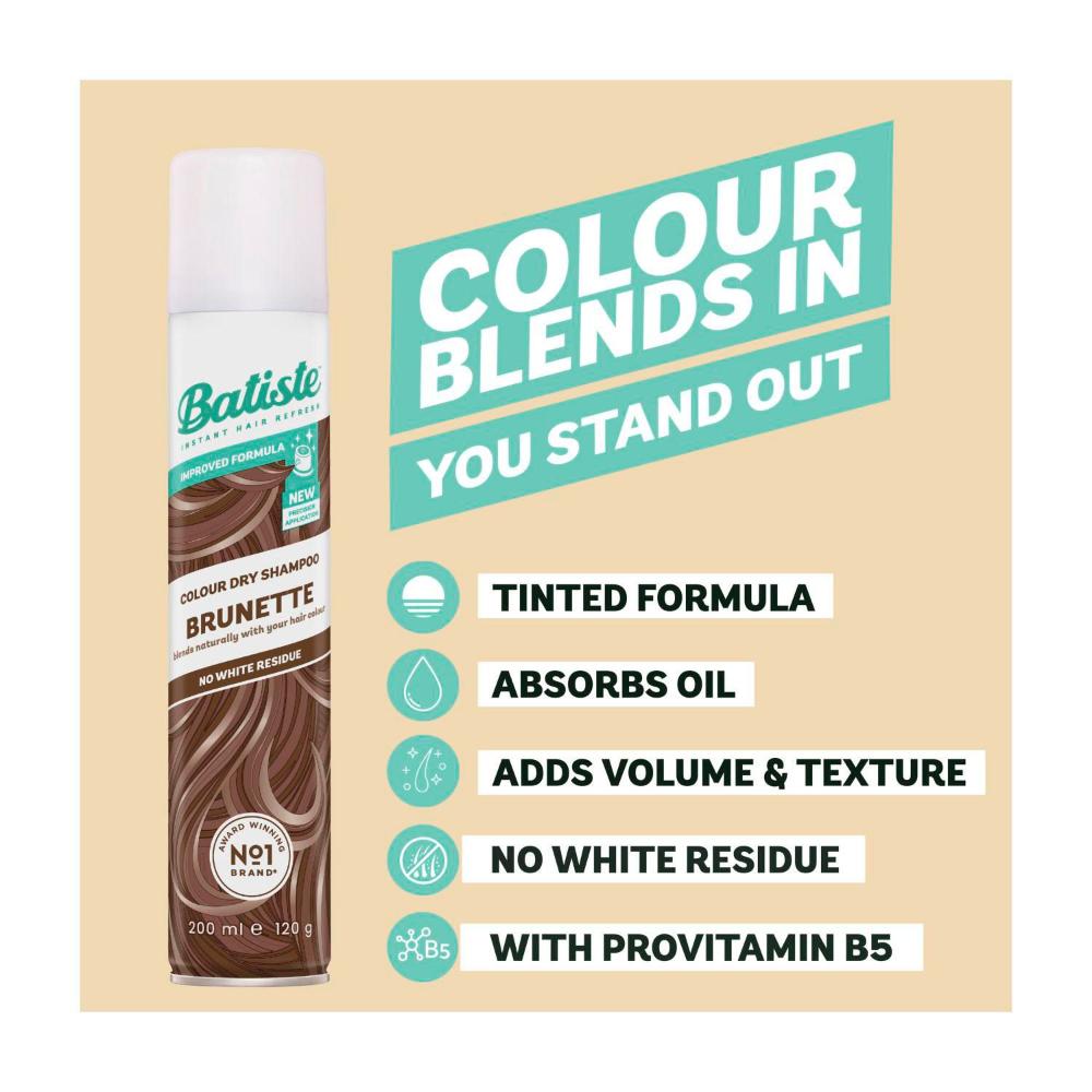 Batiste Brunette Coloured Dry Shampoo - 350mL