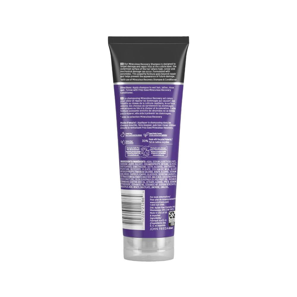 John Frieda Frizz Ease Miraculous Recovery Shampoo - 250mL
