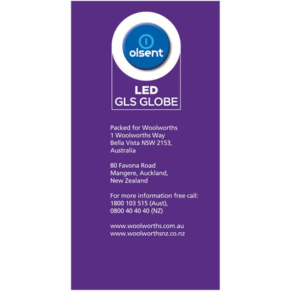 Olsent Led Gls Es 9w 810lm Cw 2 Pack