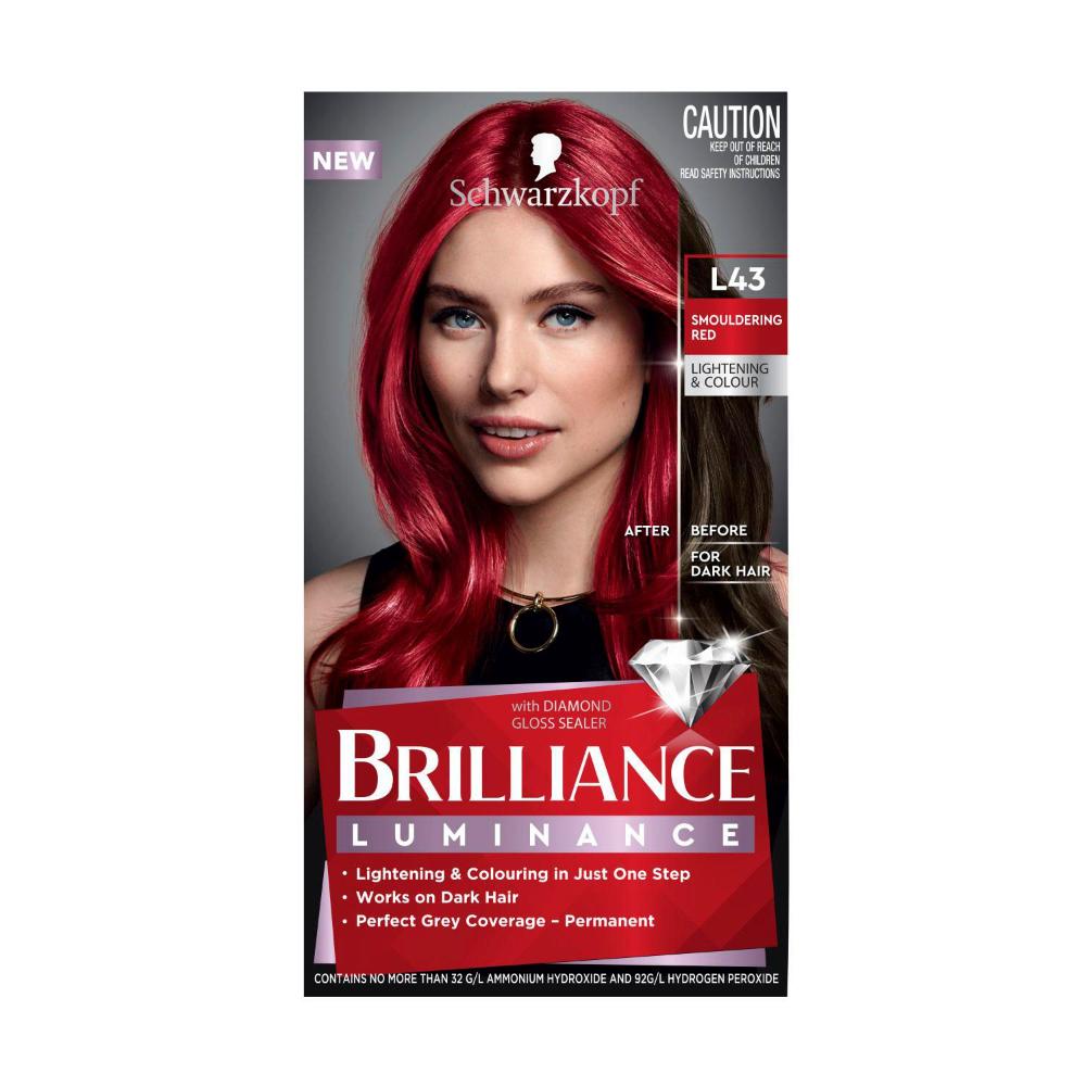 Schwarzkopf Brilliance L43 Smouldering Red - 1 each