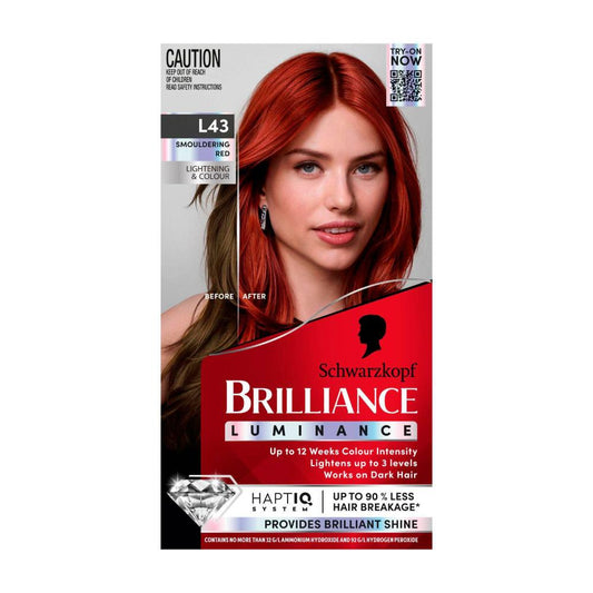 Schwarzkopf Brilliance L43 Smouldering Red - 1 each