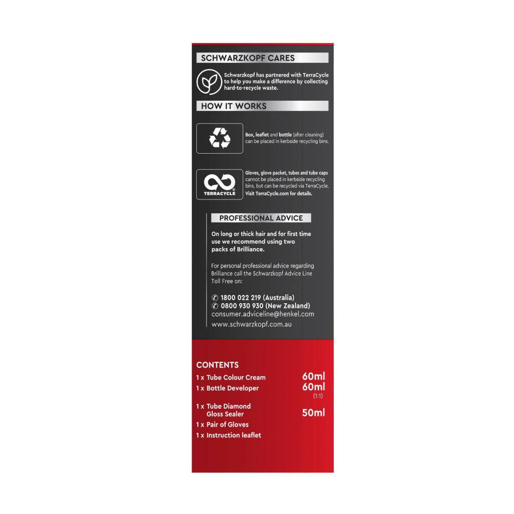 Schwarzkopf Brilliance L43 Smouldering Red - 1 each