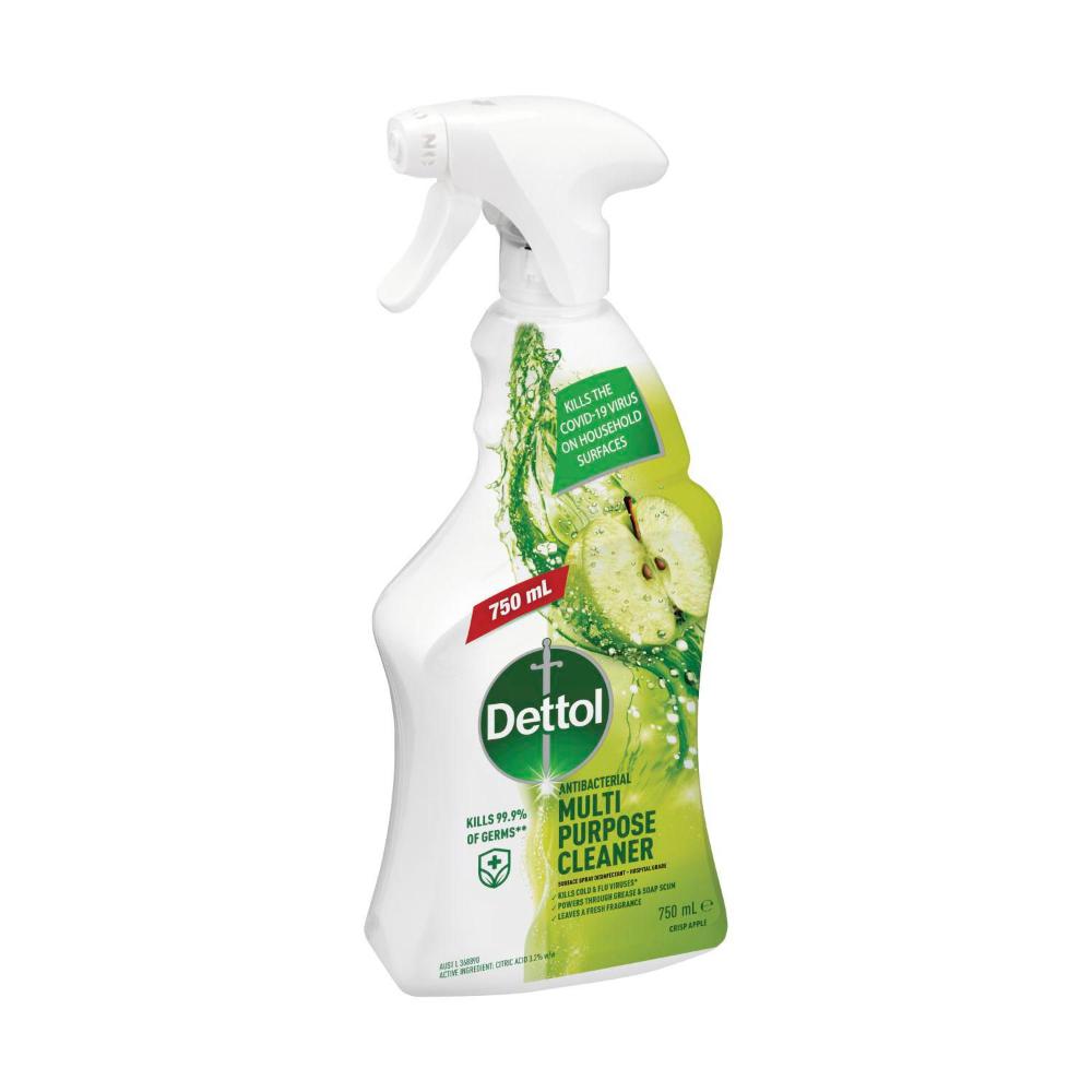 Dettol Disinfectant Apple Multipurpose Surface Cleaning Spray - 750mL