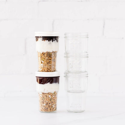 Kate's Kitchen Embossed Stackable Preserving Jar 450ml Each