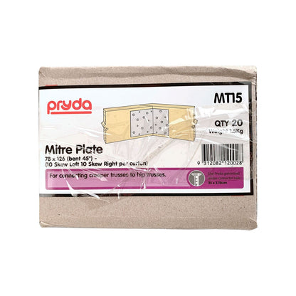 Pryda Mitre Plate - 78 x 126mm