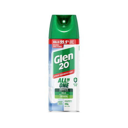 Glen 20 Disinfectant Spray Crisp Linen - 300g