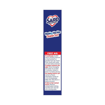 Sard Wonder Washing Machine eaner Antibacterial 5 In 1 2x75g - 150g