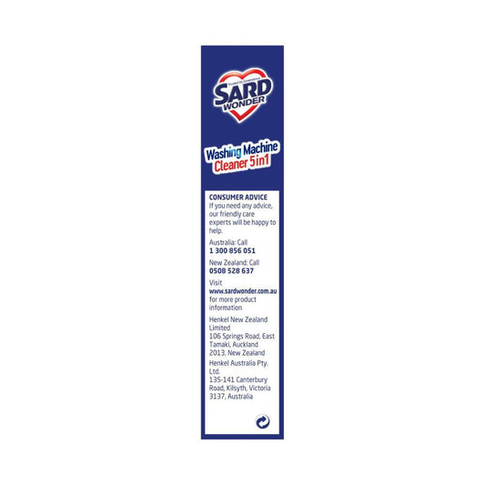 Sard Wonder Washing Machine eaner Antibacterial 5 In 1 2x75g - 150g