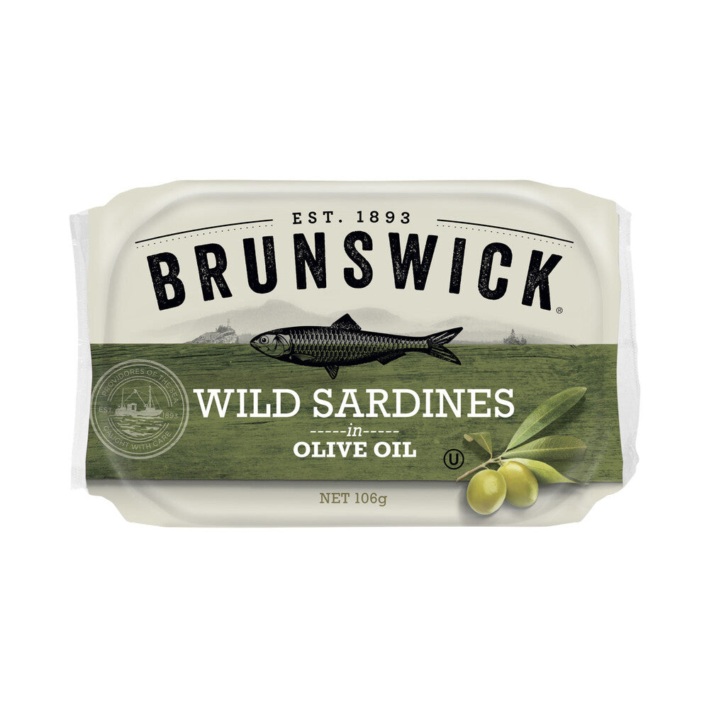 Brunswick Wild Sardines in Olive Oil - 106g