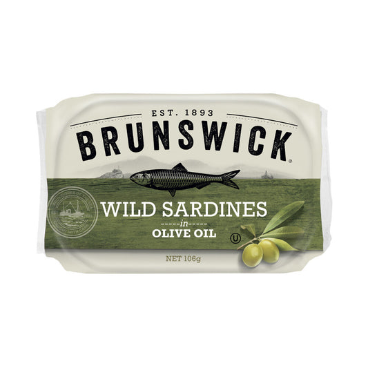 Brunswick Wild Sardines in Olive Oil - 106g